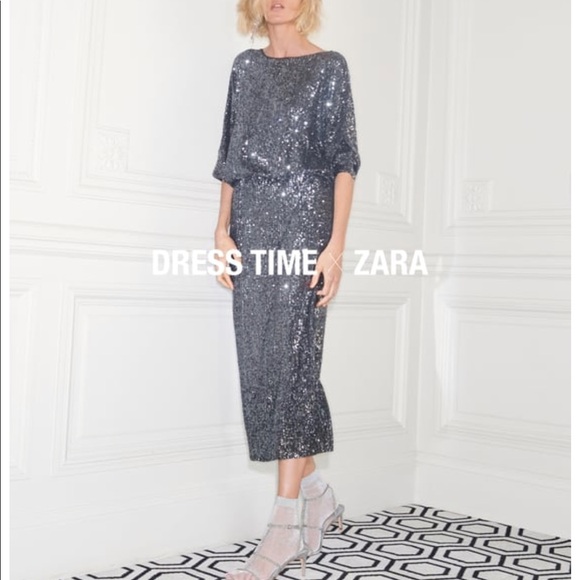 batwing sequin dress